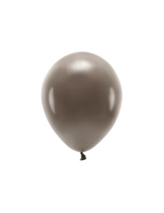 Balony Eco 30cm pastelowe, brązowy (1 op. / 10 szt.)