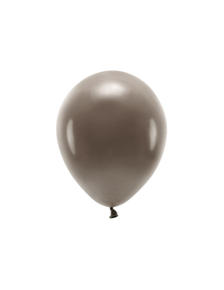 Balony Eco 30cm pastelowe, brązowy (1 op. / 10 szt.)
