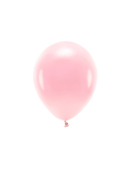 Balony Eco 30cm pastelowe, rumiany różowy (1 op. / 10 szt.)