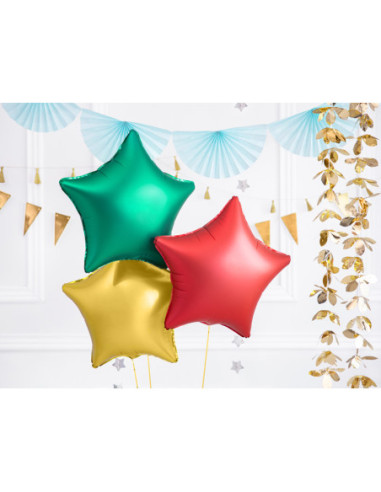 Balon foliowy Gwiazdka, 48cm, czerwony