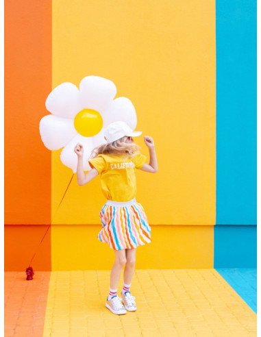 Balon foliowy Stokrotka, 97x103 cm, mix