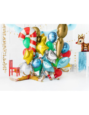 Balon foliowy Renifer, 50x62cm, mix