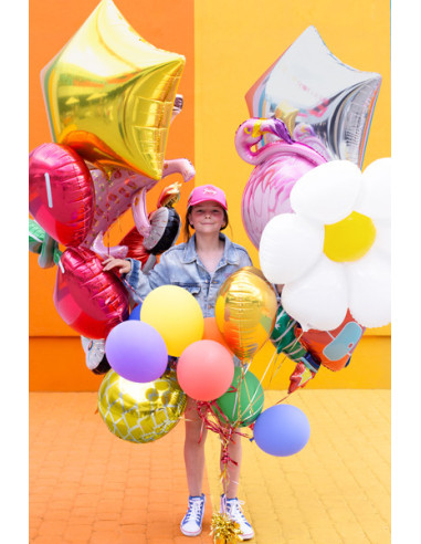 Balon foliowy Gwiazdka, 70cm, złoty