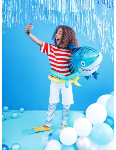 Balon foliowy Rekin, 102x62 cm, mix