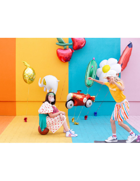 Balon foliowy Auto, 111x63 cm, mix