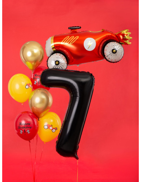 Balon foliowy Cyfra ''7'', 86cm, czarny