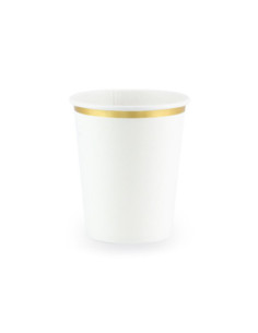 Kubeczki, biały, 260 ml (1 op. / 6 szt.)