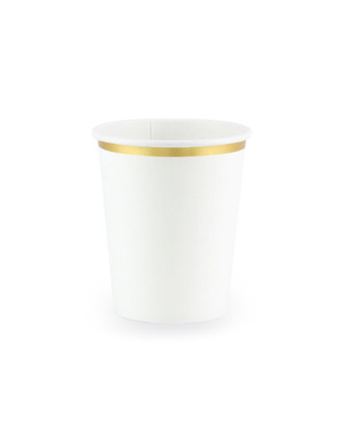 Kubeczki, biały, 260 ml (1 op. / 6 szt.)