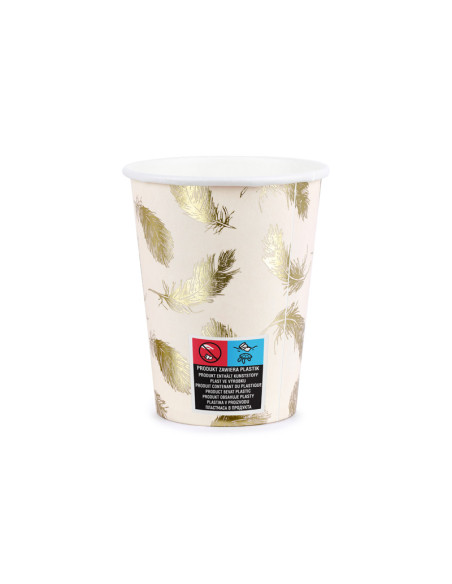 Kubeczki Lovely Swan, 260 ml (1 op. / 6 szt.)