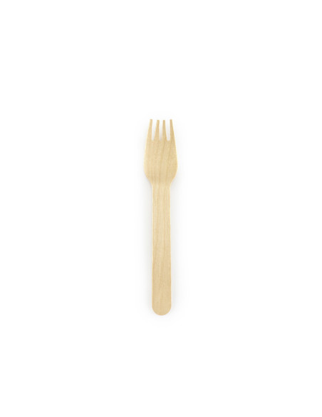 Drewniane widelce, 15.5cm (1 op. / 100 szt.)