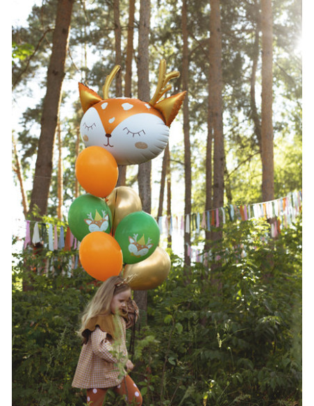Balon foliowy Jelonek, 73x64cm, mix