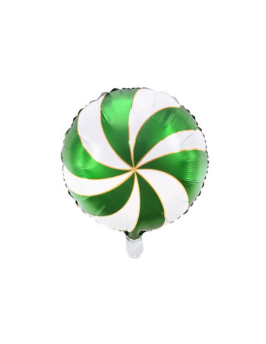Balon foliowy Cukierek, 35cm, zielony
