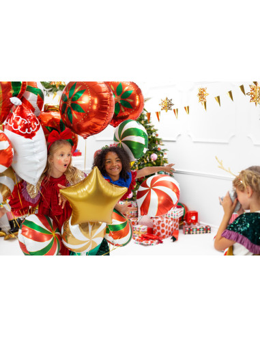 Balon foliowy Cukierek, 35cm, zielony