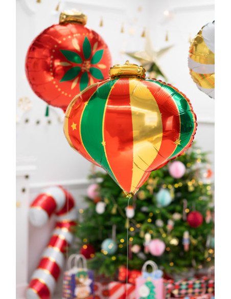 Balon foliowy Bombka, 51x49cm, mix