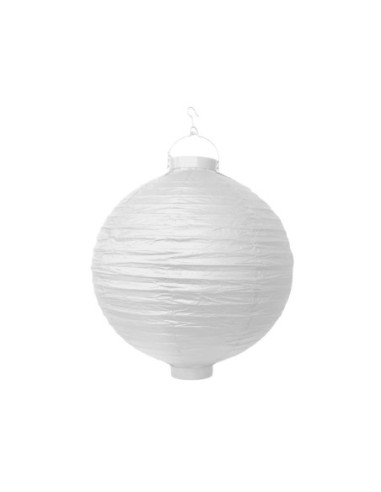 Lampion papierowy, biały, 30cm