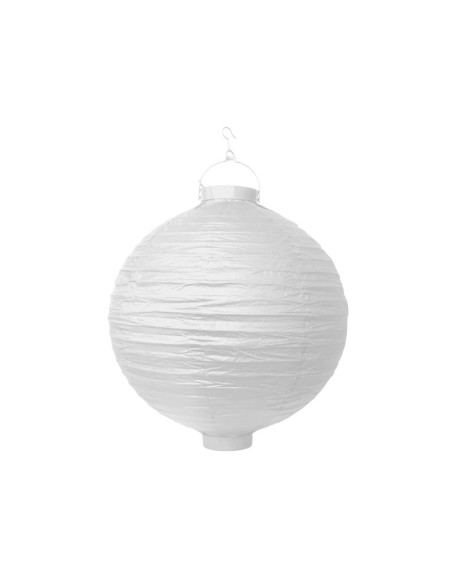 Lampion papierowy, biały, 30cm