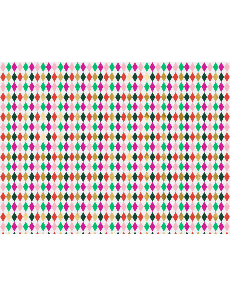 Papier do pakowania - Romby, 70x200cm