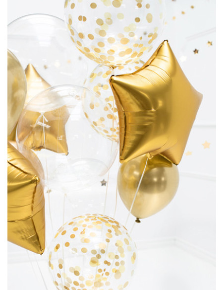 Balon Kula, 40cm, transparentny