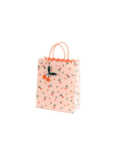Torebki na prezenty Wisienki, mix, 26x32x13cm