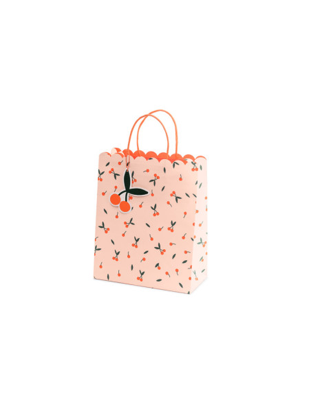Torebki na prezenty Wisienki, mix, 26x32x13cm