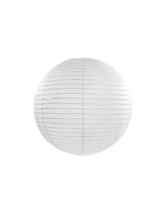 Lampion papierowy, biały, 35cm