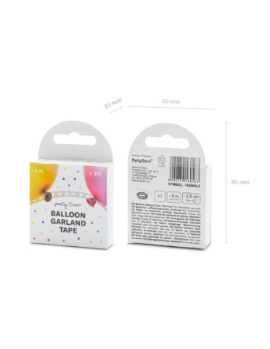 Taśma do girland balonowych, 5m