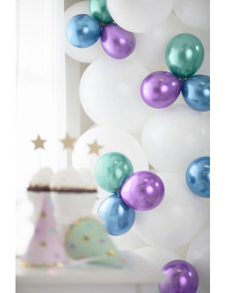 Balony Glossy 12 cm, butelkowa zieleń (1 op. / 50 szt.)