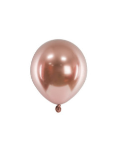 Balony Glossy 12 cm, różowe złoto (1 op. / 50 szt.)
