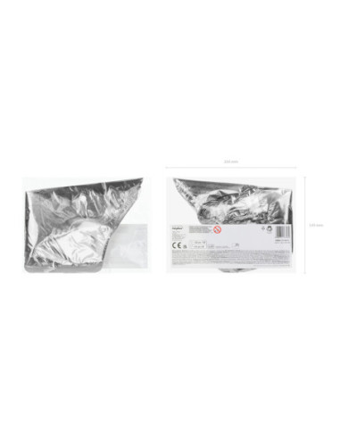 Balony foliowe Gwiazdka, 25 cm, srebrny (1 op. / 25 szt.)