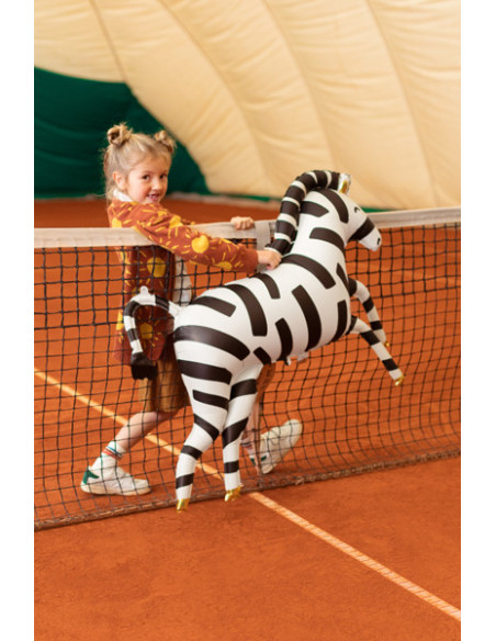 Balon foliowy Zebra, 115x85 cm, mix