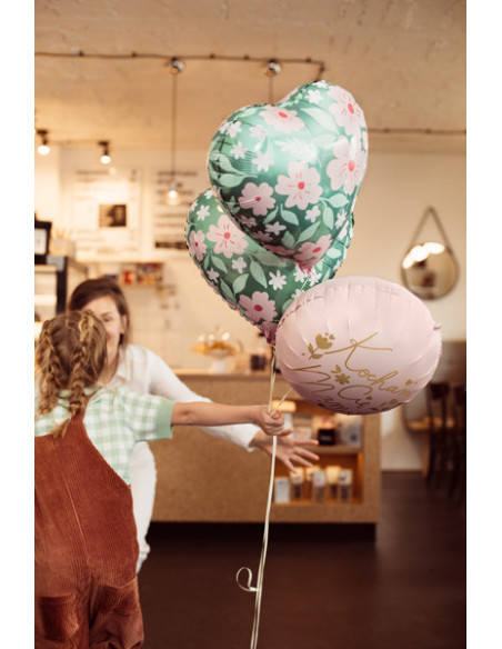 Balon foliowy ''Kocham Cię Mamo'', 45 cm, różowy