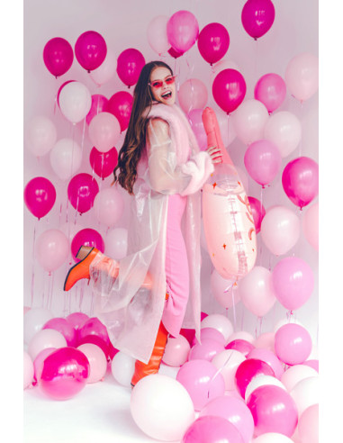 Balon foliowy Butelka, 38x97 cm, mix