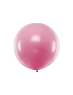 Balon okrągły 1m, Metallic Light Pink