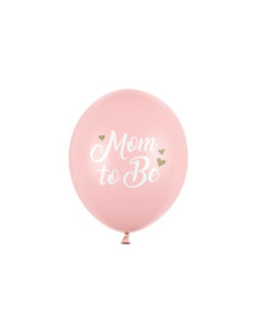 Balony 30 cm, Mom to Be, Pastel Pale Pink (1 op. / 6 szt.)