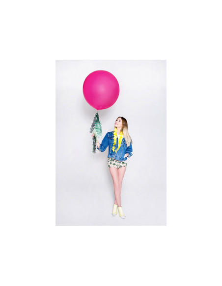 Balon okrągły 1m, Pastel Fuchsia