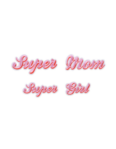 Naprasowanka Supermom, mix, 14x3.5-19.5x5 cm (1 op. / 2 szt.)