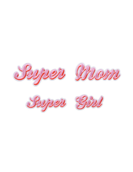 Naprasowanka Supermom, mix, 14x3.5-19.5x5 cm (1 op. / 2 szt.)