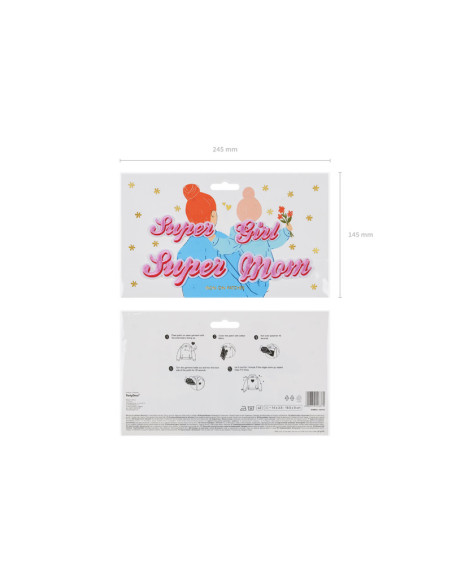 Naprasowanka Supermom, mix, 14x3.5-19.5x5 cm (1 op. / 2 szt.)