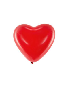 Balony 10'' Serca, Pastel czerwony (1 op. / 100 szt.)