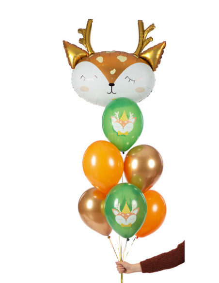 Balony 30 cm, Jelonek, mix (1 op. / 6 szt.)