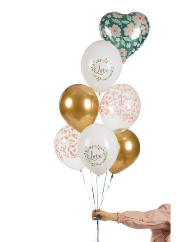 Balony 30 cm, Love, mix (1 op. / 6 szt.)