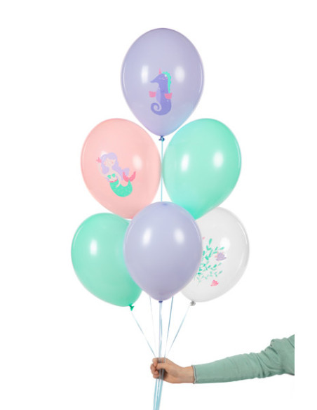 Balony 30 cm, Morski Świat, mix (1 op. / 6 szt.)