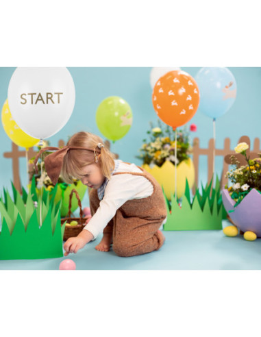Balony 30 cm, Egg hunt, mix (1 op. / 7 szt.)