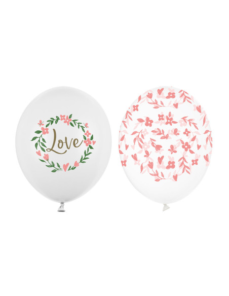 Balony 30 cm, Love, mix (1 op. / 50 szt.)