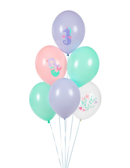 Balony 30 cm, Morski Świat, mix (1 op. / 50 szt.)