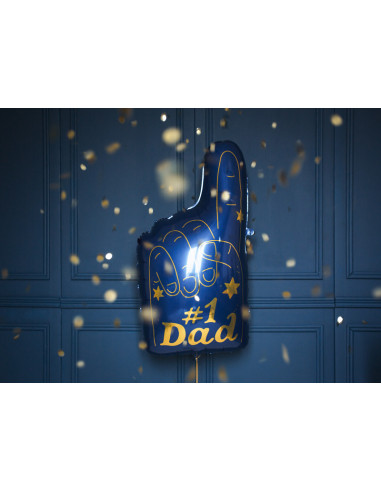 Balon foliowy #1 Dad, 44 x 82 cm, mix