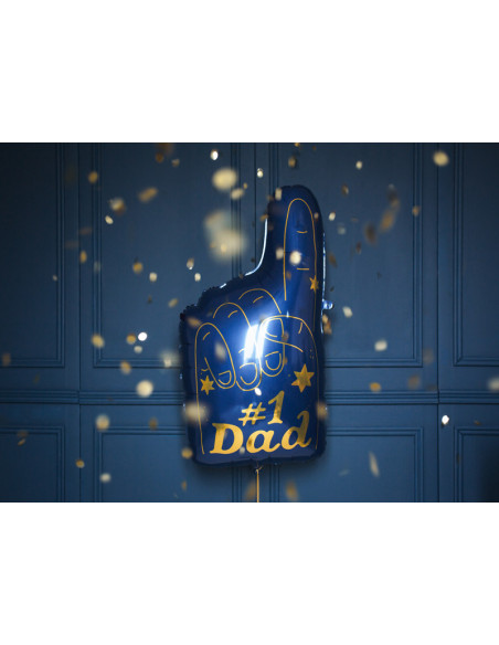 Balon foliowy #1 Dad, 44 x 82 cm, mix