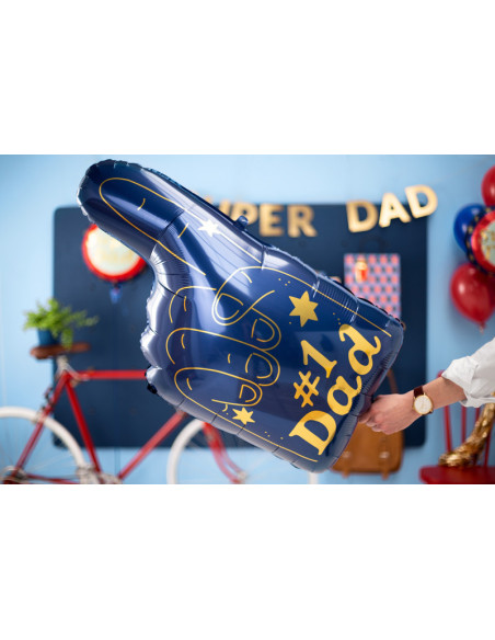 Balon foliowy #1 Dad, 44 x 82 cm, mix