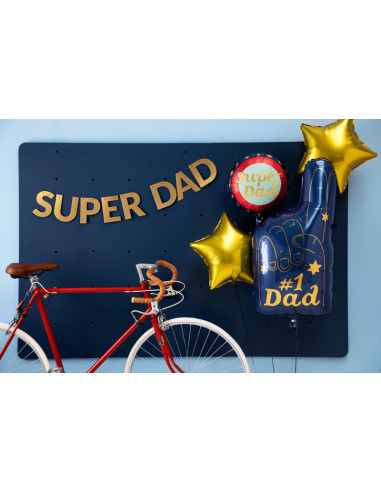 Balon foliowy #1 Dad, 44 x 82 cm, mix