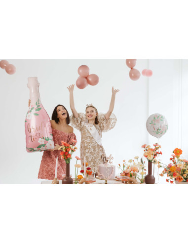 Balon foliowy Butelka Bride to be, 49.5x108.5 cm, mix
